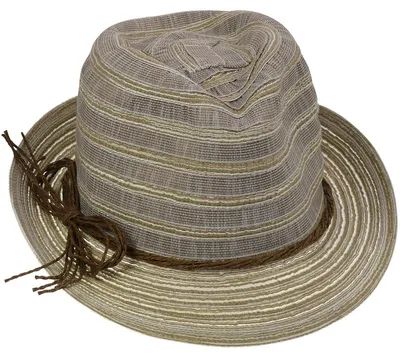 Produktbild von Leichter weicher Sommer Trilbyhut aus 100% Polyester, Einheitsgröße 56-58 cm, Rand 4,5 cm