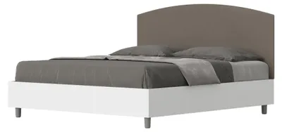 Immagine prodotto di Letto Matrimoniale 160x200 cm con Rete e Contenitore Antilia Cappuccino