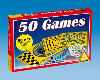 Immagine prodotto di Set di giochi da tavolo Piatnik 50 giochi