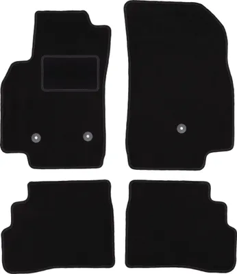 Produktbild von Schwarze Velours-Fußmatten für: Chevrolet Spark IV Fließheck (2015-)