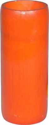 Produktbild von 12x Kerzenhalter Bambus orange ø8x20cm