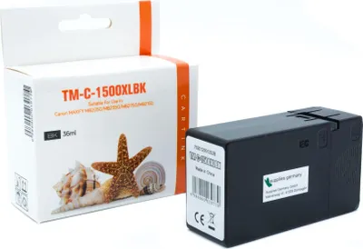 Produktbild von black Tinte/Tintenpatrone 4.3-PGI-1500bkXL kompatibel mit Canon PGI-1500bkXL [ 9182B001 ]  Seiten: 1.200