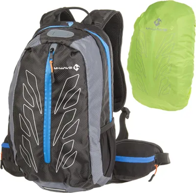Produktbild von M-WAVE Rucksack ROUGH RIDE BACK 15 Liter, schwarz