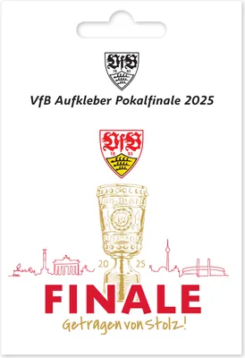 Produktbild von VfB Stuttgart Aufkleber Pokalsieger 2025