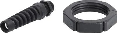 Produktbild von LAPP Verschraubung mit Biegeschutz und Gegenmutter PG13,5x1,41 Polyamid (PA) Gewindelänge 9,0mm - 1 Stück
