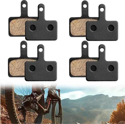 Obrázok produktu pre Brzdové doštičky zo syntetického materiálu pre horské bicykle, 4 páry