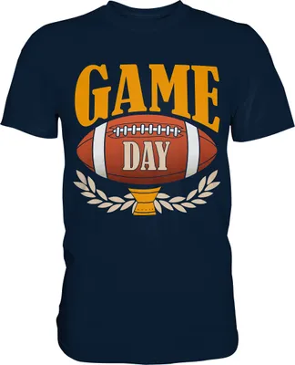 Produktbild von American Football Spieltag T-Shirt – Navy / M