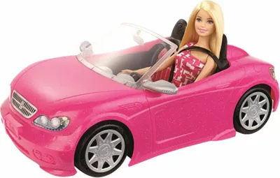 Produktbild von Barbie Glam Cabrio & Puppe