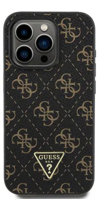 Produktbild von Guess GUHCP16XPG4GPK iPhone 16 Pro Max 6.9" schwarz hardcase New 4G Triangle Schutzhülle