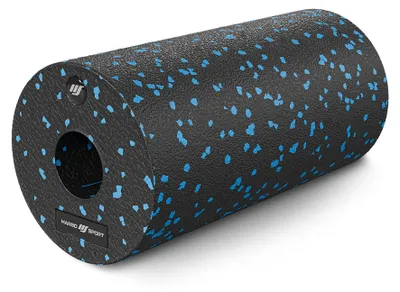 Image de Marbo Sport - Rouleau de massage en EPP 30 cm noir/bleu