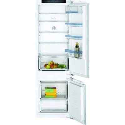 Produktbild von Bosch KIV87VFE0, 270 l, SN-ST, 3,2 kg/24h, E, Fresh Zone Fach, Weiß