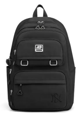 Produktbild von Kinderrucksack Schulranzen Jungen Mädchen Wasserdicht Nylon Schwarz 32x22x45cm