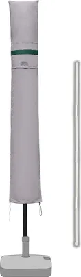 Produktbild von Sekey Sonnenschirm Schutzhülle für Ø 270 cm / Ø 300 cm / 220 x 220 cm Marketschirm mit Stab und ReiBverschluss, Hellgrau