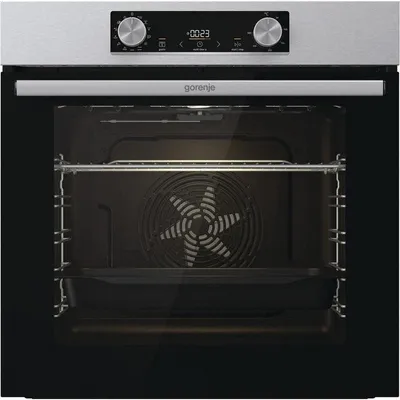 Zdjęcie produktu dla Gorenje BOP6737E02XK, Duży, Kuchenka elektryczna, 77 l, 3500 W, 77 l, Pirolityczny