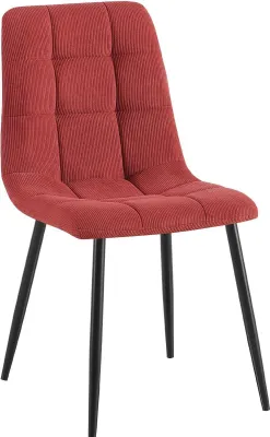 Immagine prodotto di Sedia da pranzo in velluto a coste - velluto - design comodo e robusto