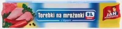 Obrázek produktu pro Jan Niezbędny, Torebki na mrożonki z klipsami 3 L, 50 sztuk