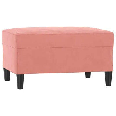 Immagine prodotto di Sgabello rosa 70x55x41 cm in velluto