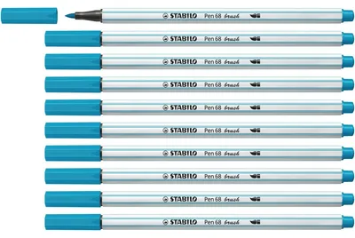 Produktbild von STABILO Premium-Filzstift mit Pinselspitze für variable Strichstärken - Pen 68 brush -…