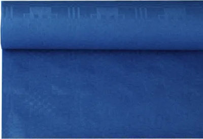 Produktbild von PAPSTAR Damast-Tischtuch (B)1,0 x (L)50 m dunkelblau