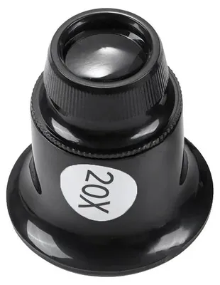 Image de Loupe, grossissement 10x, conception légère, lot de 20