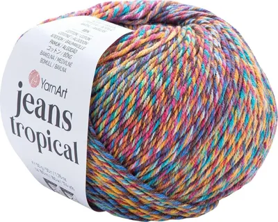 Produktbild von Yarn Art Jeans Tropical 612 Multi Strickgarn