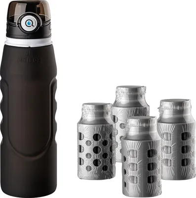 Produktbild von WatPass® Outdoor- & Krisenfilter 1,0 l blackflex mit 4 Ersatzfiltern