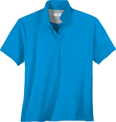 Produktbild von s.Oliver XXL Basic Stretch-Poloshirt türkisblau