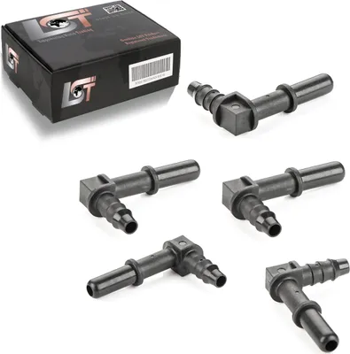Produktbild von 5x Gegenstück Schnellverschluss 90° Kraftstoffleitung 7,89 x 6 mm für JEEP FORD