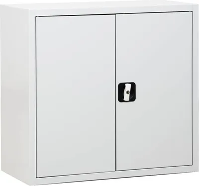 Produktbild von Gürkan Stahlschrank 100003 lichtgrau 80,0 x 38,0 x 75,0 cm