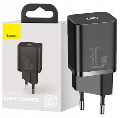 Immagine prodotto di Caricabatterie rapido Baseus Super Si 1C 30W (nero)