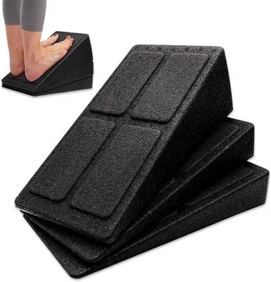 Immagine prodotto di Tavola elastica regolabile, in 3 parti, per lo stretching, la fisioterapia e lo yoga, indicata in caso di infiammazioni e dolori ai muscoli delle gambe