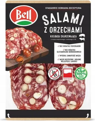 Obrázok produktu pre Salami Orzechowa Bell plasterki 70g