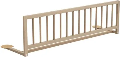 Immagine prodotto di Sponda per letto WEBABY SIDO, 117 cm, legno massello di faggio, naturale, per materassi da 10-16 cm, da 18 mesi a 5 anni