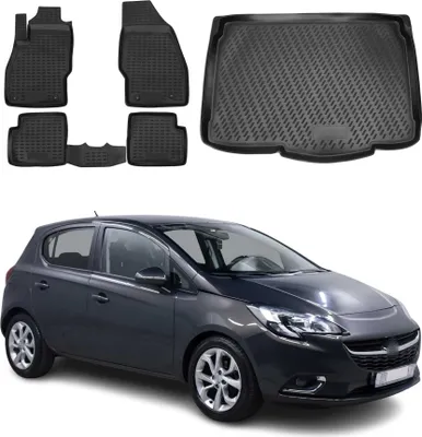 Produktbild von OMAC Fußmatte Gummi TPE für OPEL Corsa E Schrägheck (X15)