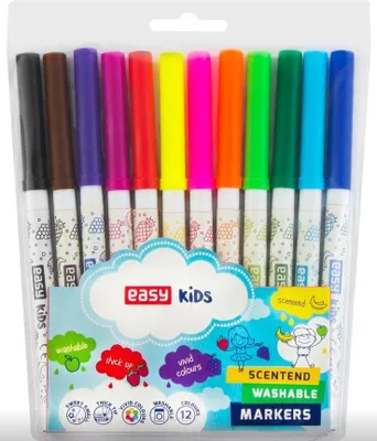 Immagine prodotto di Penne a spirale profumate 12 colori EASY