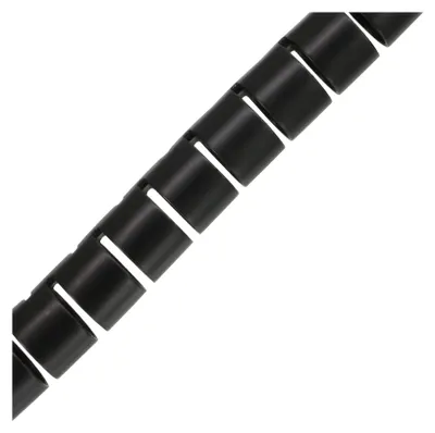 Flexibler Kabelkanal 10 m, schwarz, 20 mm