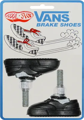 Image de Kool-Stop Patins de frein T7 BMX Vans V-Brake, L=46,1mm pour jantes en aluminium, noir