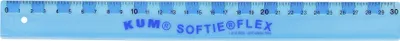Produktbild von biegsames Lineal / 30cm / flexibel / Farbe: blau