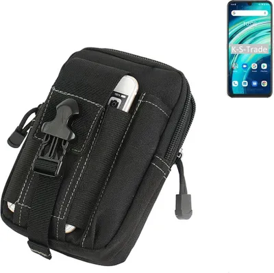 Produktbild von K-S-Trade Gürtel Tasche kompatibel mit UMIDIGI A9 Pro Gürteltasche Holster Schutz Hülle Handy Hülle Smartphone outdoor Handy-Hülle schwarz
