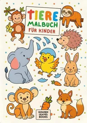 Produktbild von Tiere Malbuch für Kinder