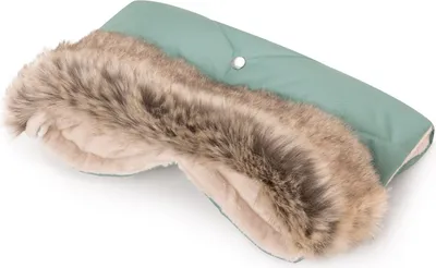 Produktbild von Sage Winter Handwärmer für Kinderwagen (Kinderwagenmuff) mit Fell