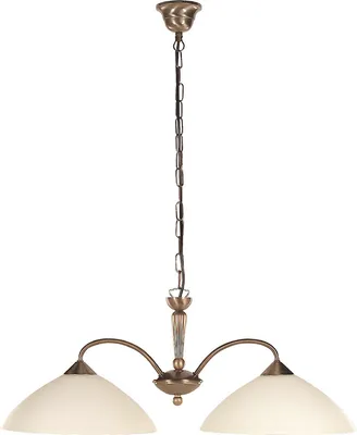 Produktbild von Rabalux 8177 Kronleuchter 2 Spots Regina, E27, bronze-silber-creme, Klassisch, 69cm