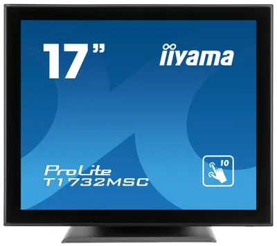 Obrázok produktu pre iiyama ProLite T1732MSC-B5X, 43,2 cm (17"), 1280 x 1024 px, SXGA, LED, 5 ms, Čierna
