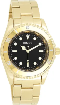 Produktbild von Oozoo Armbanduhr gold Edelstahl Timepieces Damen Analog-Quarzuhr UOC11148