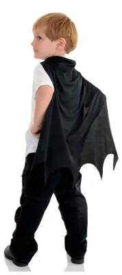 Produktbild von Schwarzer Vampirumhang für Kids