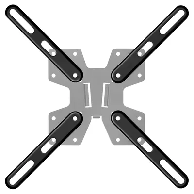 Produktbild von VESA Adapter für TV und Monitor, 32-55 Zoll, Erweiterung von 200x200 auf 400x400 mm, Stahlhalterung bis 30 kg, schwarz