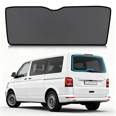 Produktbild von Sonnenschutz Heckscheibe Auto UV-abweisend Faltbar für VW T6 Camping Laderaumschutz