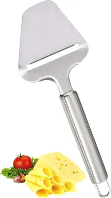 Produktbild von Käsehobel 21.7 cm, Edelstahl poliert, Käseschneider, scharfe Klinge mit Verzahnung, spülmaschinengeeignet