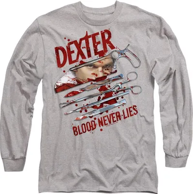 Image de Dexter - "Blood Never Lies" T-shirt unie homme/femme TV11031 (L) (Sport Heide)