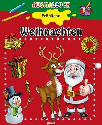 Produktbild von Ausmalbuch Fröhliche Weihnachten